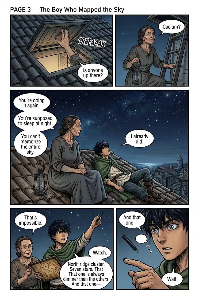A conversation under stars