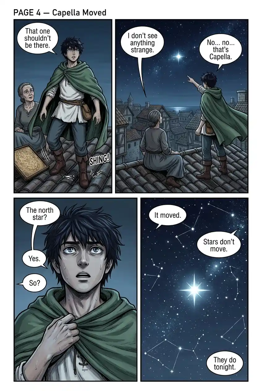 Capella — "It moved."