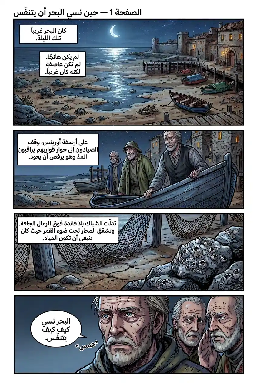 ميناء أورينيس — البحر نسي كيف يتنفّس