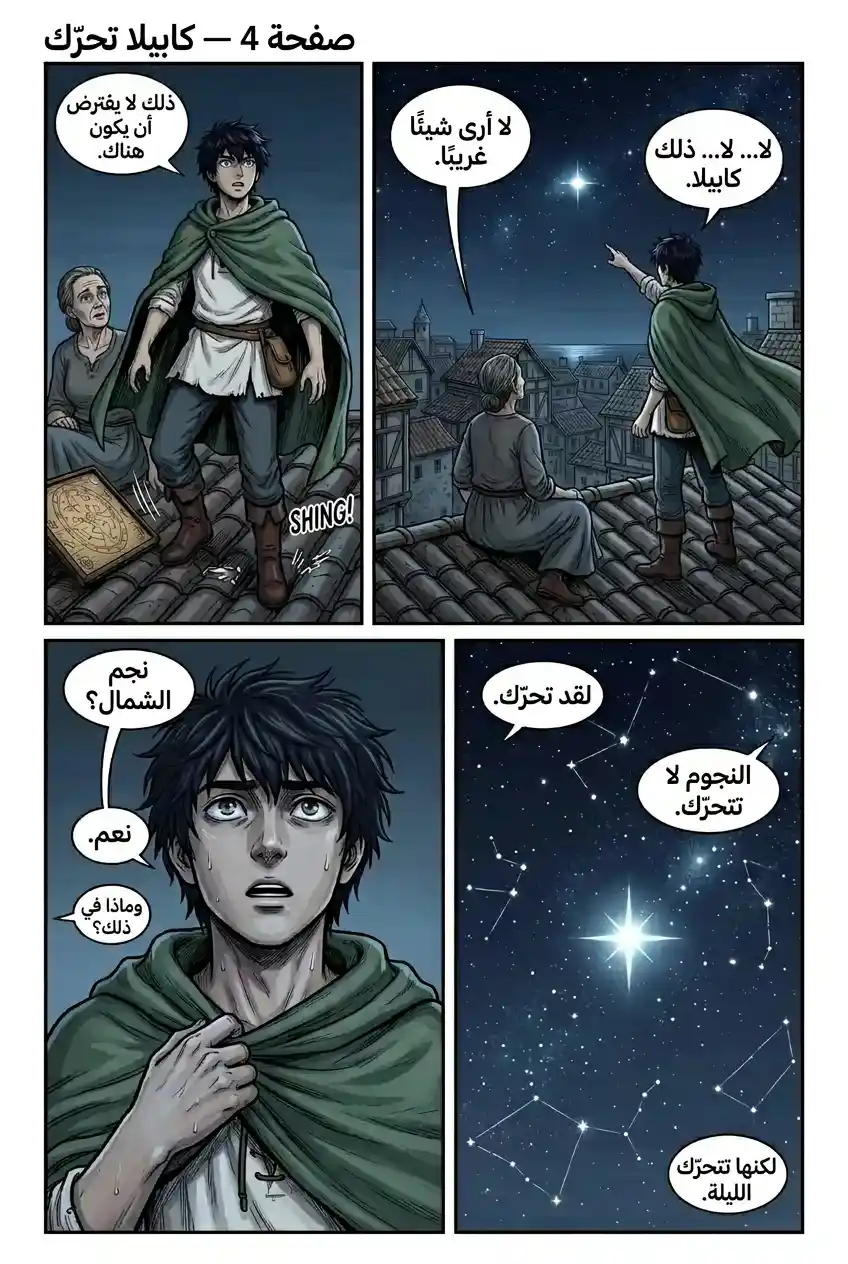 كابيلا — "لقد تحرّكت."