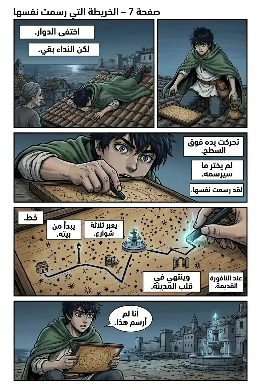 الخريطة ترسم نفسها